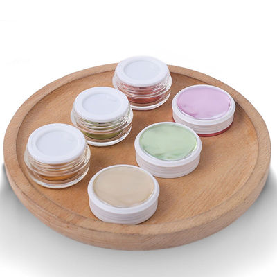 Deluxe  5g Plastic Cosmetic Packaging Jar OEM ODM Logo Available