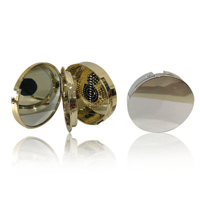 Customized Gold Empty Compact Powder Case With 59mm Pan Size